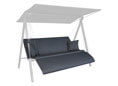 Cuscini per dondolo Relax Zip antracite