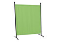 Divisorio grande (178 x 178 cm) grigio, telo verde chiaro