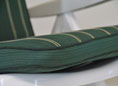 Cuscino sedia con schienale alto Exklusiv Faro verde