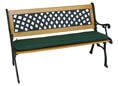 Cuscino banca 120 x 40 cm uni verde