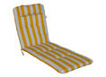 Cuscino lettino giallo/bianco