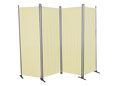 paravento 4 pezzi PE beige