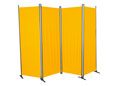 paravento 4 pezzi Swingtex giallo