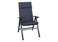 Cuscino sedia con schienale alto Sun antracite