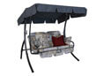 Dondolo 2 posti Comfort Neuburg grigio