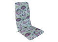 Cuscino sedia con schienale alto Pavone