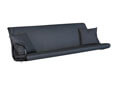Cuscini per dondolo Elegance Zip antracite