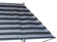 Telo della tenda da sole Premium striccia grigio scuro