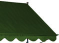 Telo della tenda da sole uni verde