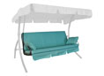 Cuscini per dondolo Trend uni turchese