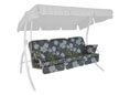 Cuscini per dondolo Comfort Merano grigio