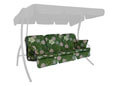 Cuscini per dondolo Comfort Merano verde