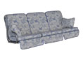Cuscini per dondolo Comfort Farfalla blu