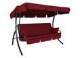 Dondolo Trend Microfaser rosso