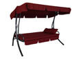 Dondolo Trend Microfaser rosso