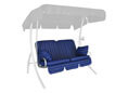 Cuscini per dondolo 2 posti Comfort Faro blu
