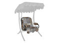 Cuscini per dondolo 1 posto Anversa grigio