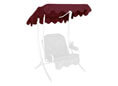 Tetto per dondolo 100 x 145 cm Swingtex bordò