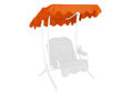 Tetto per dondolo 100 x 145 cm Swingtex arancio