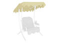 Tetto per dondolo 100 x 145 cm Swingtex beige