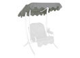 Tetto per dondolo 100 x 145 cm Swingtex grigio chiaro