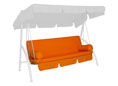 Cuscini per dondolo Club uni arancio