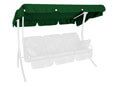 Tetto per dondolo 210 x 145 cm Swingtex verde