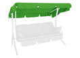 Tetto per dondolo 210 x 145 cm Swingtex verde chiaro