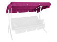 Tetto per dondolo 210 x 145 cm Swingtex pink