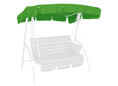 Tetto per dondolo 160 x 145 cm Swingtex verde chiaro