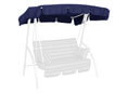 Tetto per dondolo 160 x 145 cm Swingtex blu