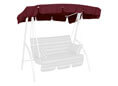 Tetto per dondolo 160 x 145 cm Swingtex bordò