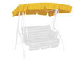 Tetto per dondolo 160 x 145 cm Swingtex giallo