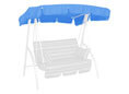Tetto per dondolo 160 x 145 cm Swingtex blu chiaro