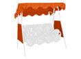 Tetto per dondolo 150 x 120 cm Swingtex terra