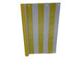 Telo balcone 75 cm giallo-bianco