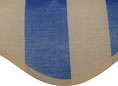 Tenda da sole blu-bianco