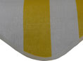 Telo della tenda da sole giallo-bianco