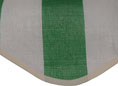 Tenda da sole verde-bianco
