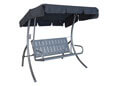 Dondolo 2 posti Comfort Farfalla grigio