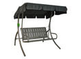 Dondolo 2 posti Comfort Merano grigio