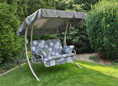 Dondolo 2 posti Comfort Merano grigio