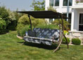 Dondolo Comfort Premium Merano grigio