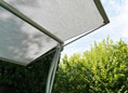 Tetto per dondolo 210 x 145 cm Draltex grigio chiaro