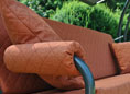 Dondolo Elegance Joy beige (3 posti) Design Joy terra