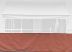 Telo antisguardo per balcone CM 500x75H cm tenda per ringhiera