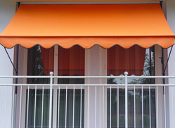 Tenda da sole uni arancio Poliacrilato