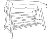 Instruzioni di montaggio di dondolo legno